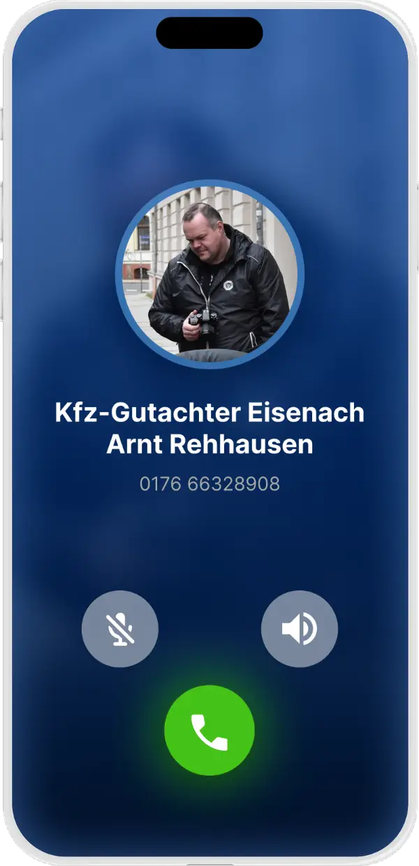 Kfz Gutachter Eisenach anrufen